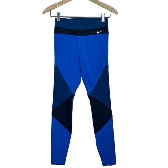 Nike Dri-fit color block leggings. Woman's size Small. Great colors! - Picture 1 of 3